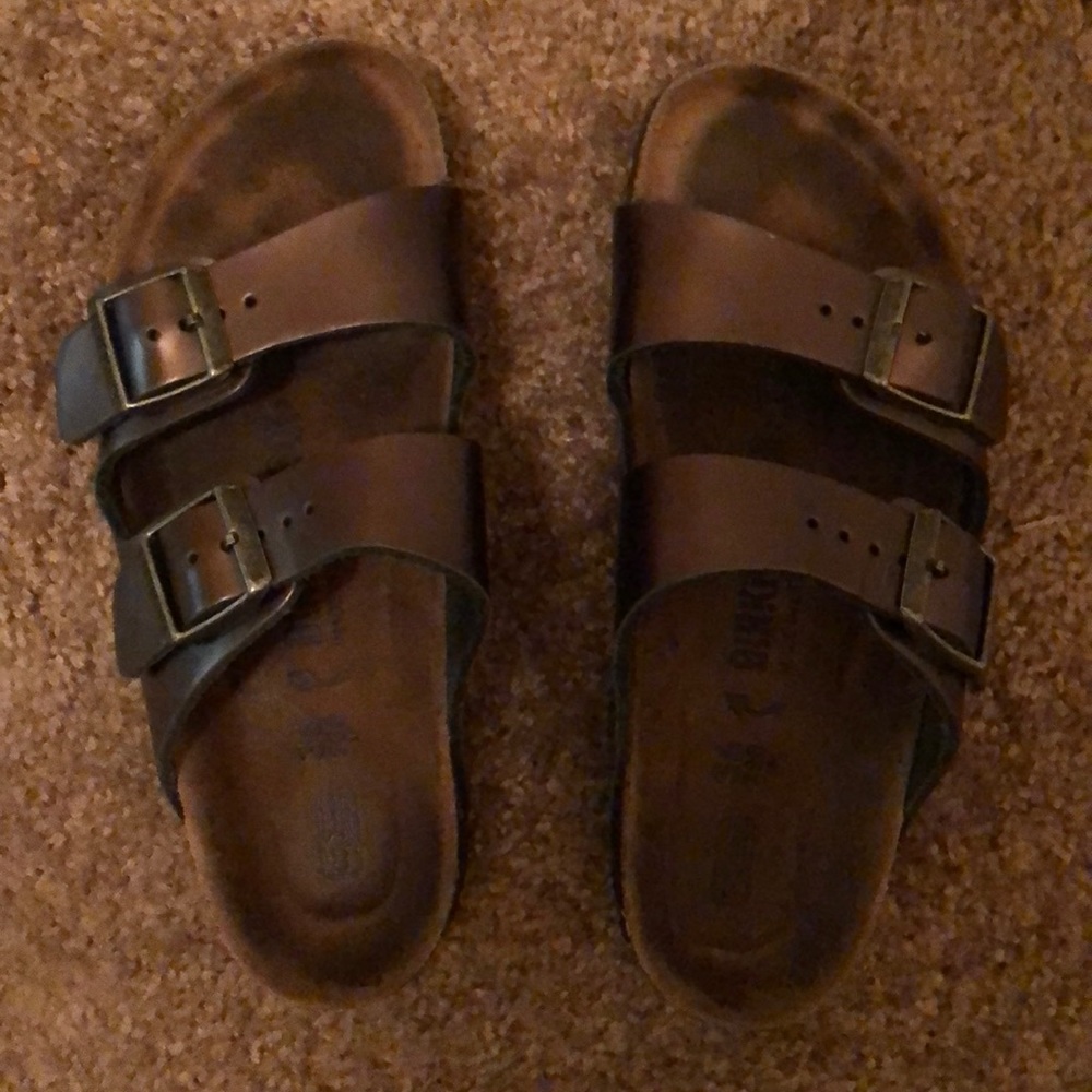 Brown Birkenstocks